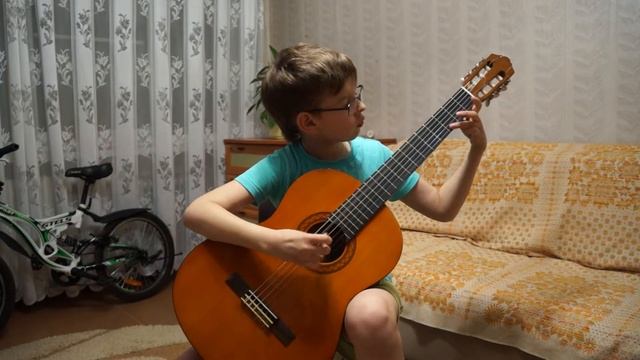 Маленький ковбой (классическая гитара) - А.Винницкий смотреть онлайн