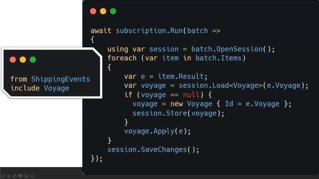 Event Sourcing in C# using RavenDB смотреть онлайн