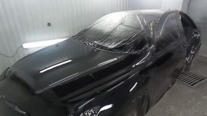 Тест антистатического пистолета на черном авто