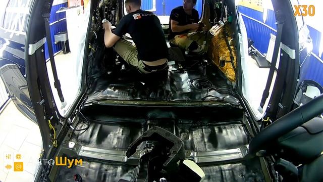 Шумоизоляция Hyundai Santa Fe за 1 день. Уровень Экстра. АвтоШум. смотреть онлайн