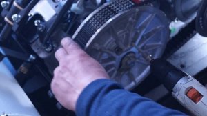 Проверка настройки ремня вариатора  на четырехтактном буране