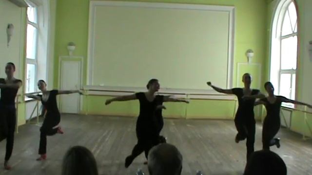Экзамен по народно-сценическому танцу. "Бриул", румынский народный танец. Группа 4Т смотреть онлайн