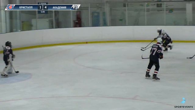 ХК Кристалл-2 (г. Саратов) - ХК Академия (пгт. Усть-Кинельский) - (2009 г.р.) смотреть онлайн