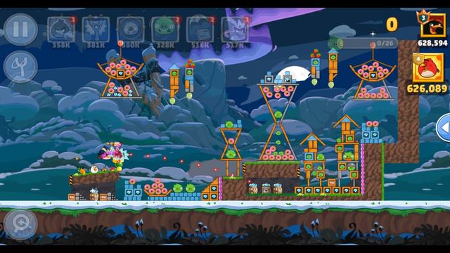 Angry Birds Friends All Levels Tournament 1352 Highscore POWER-UP walkthrough смотреть онлайн