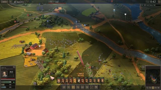 Ultimate General: Civil War-1st Battle of Bull Run {CSA} смотреть онлайн