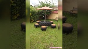 150 идей красивых садовой мебели из старых автомобильных шин