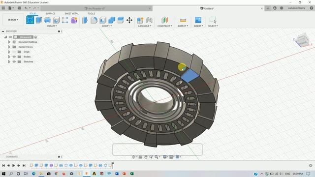 Arc Reactor || Iron Man || Autodesk Fusion 360 смотреть онлайн
