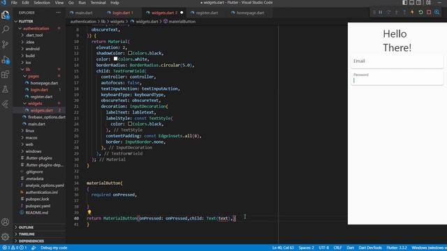 Flutter and Firebase Authentication | Login and Register | Full Tutorial смотреть онлайн
