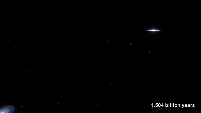 как с земли будет выглядеть столкновение Андромеда галактика Млечный Путь. смотреть онлайн