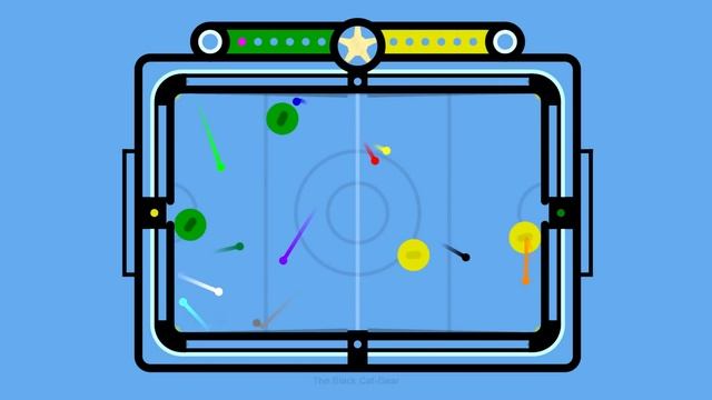 Billiards & Hockey - Algodoo Marble Race смотреть онлайн