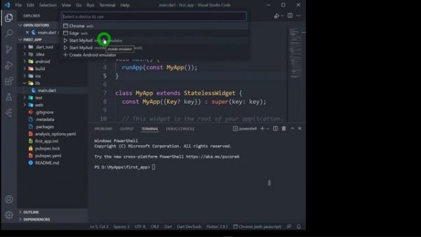 How to Open Android Emulator from VS code | Launch AVD from VS code