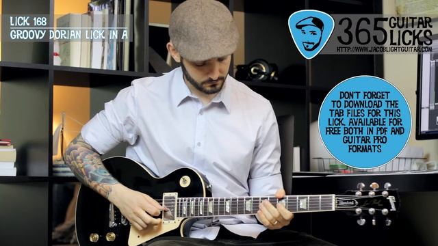 Lick 168/365 - Groovy Dorian Lick in A | 365 Guitar Licks Project смотреть онлайн