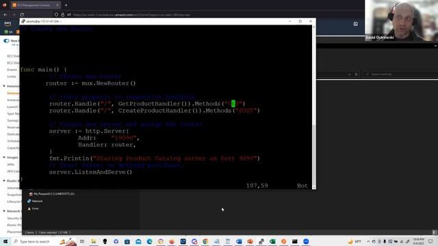 Golang REST-based microservice API to read/write JSON data store on AWS EC2 смотреть онлайн