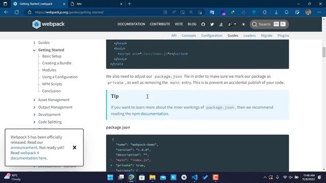 How to install and setup Webpack using NodeJs (advance) смотреть онлайн