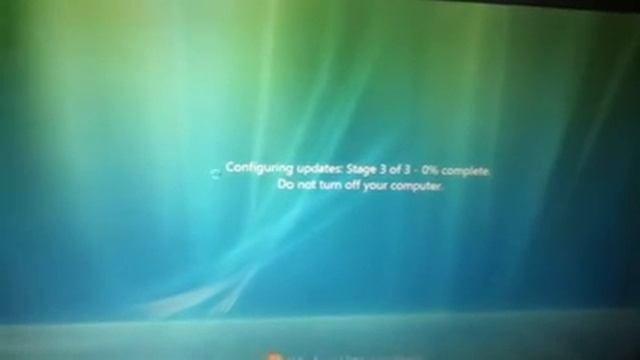 Windows vista Keep shutting down while configuring updates смотреть онлайн