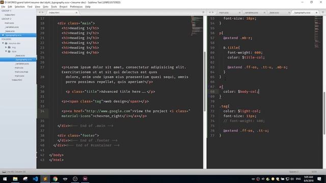 3-dars, 2-qism. SASS code refactoring | Create personal web site - SASS code refactoring смотреть онлайн