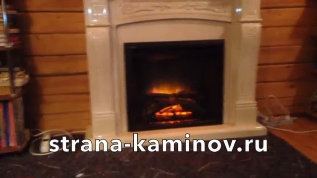 Мраморный электрокамин, электрокамин из Мрамора - отзыв клиента! смотреть онлайн