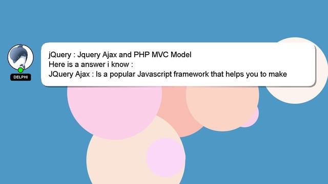 jQuery : Jquery Ajax and PHP MVC Model смотреть онлайн