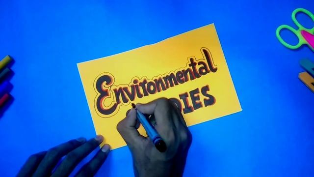 EVS Project file Decoration | Environmental Studies Cover Page Decoration Design | Leaf Design file смотреть онлайн