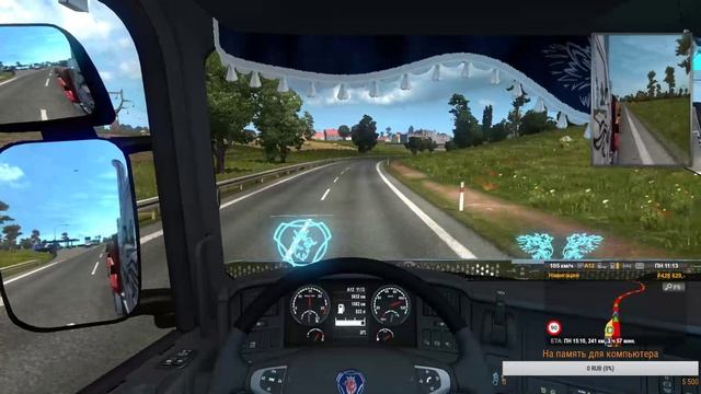 Euro Truck Simulator 2 Катаемся Truckers MP смотреть онлайн