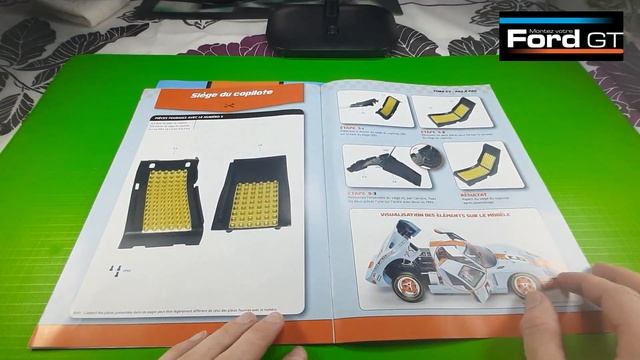 Ford GT 1/8 N°8-9 d'Altaya comment la montez смотреть онлайн
