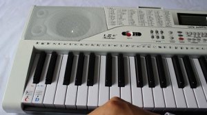 Piano Keyboard Stickers Specially for 61/54/49/37 Key.Colorful Bigger Letter,Thinner Material