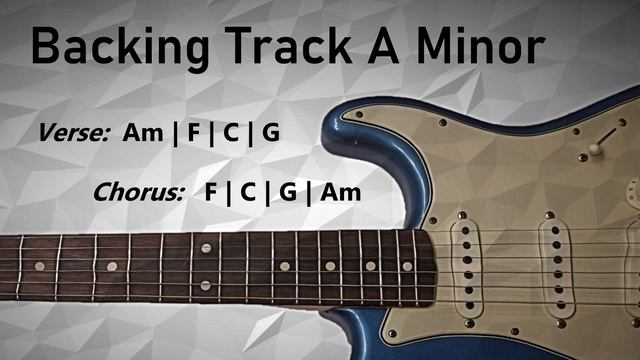 Rock Pop BACKING TRACK in Am | 95 BPM | Guitar Backing Track смотреть онлайн