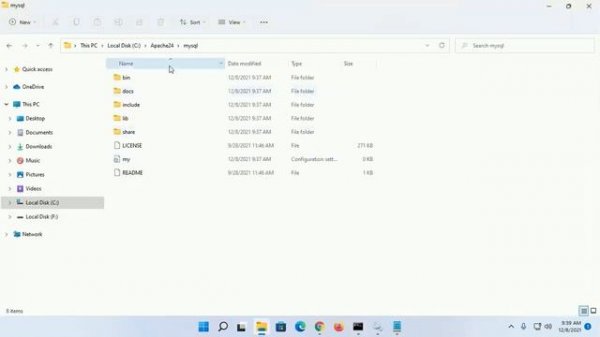 How to install full web server (Apache2.4, PHP 8.1, MySQL 8 & phpMyAdmin) Zip Archive on Windows 11