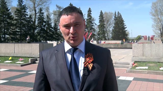 Поздравление мэра Иркутска Руслана Болотова с Днем Победы смотреть онлайн