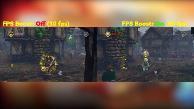 FPS Boost | LEGO The Lord of the Rings (30fps vs 60fps Gameplay) смотреть онлайн