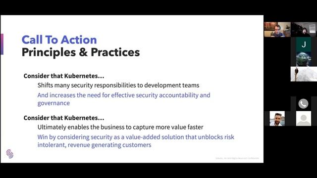 Kubernetes Security: Doing More With Less In Uncertain Times - ISSA Silicon Valley Chapter Mtg