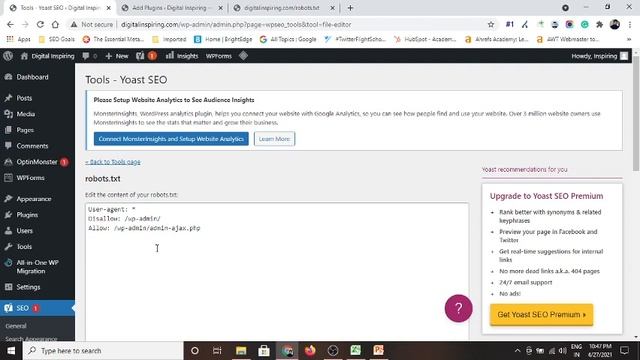 How to Create Robots txt file and Add XML Sitemap using Yoast SEO Plugin? смотреть онлайн