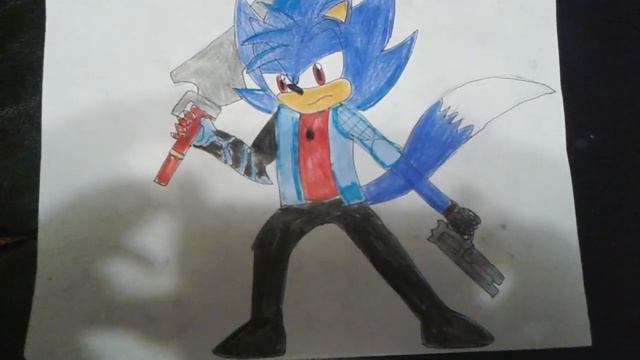 Drawing of Chilledbark as Nero with Blue rose gun from DMC ( Chilledbark Gaming ) смотреть онлайн