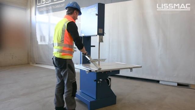 LISSMAC MBS - ленточные пильные станки для резки пенобетона и кирпича смотреть онлайн