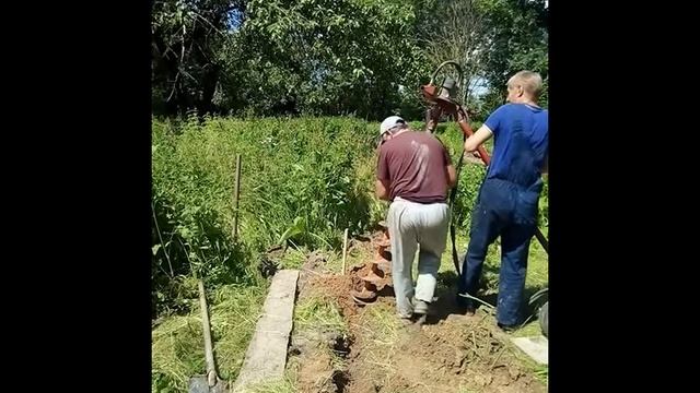 Бурение фундаментных скважин ручным гидробуром смотреть онлайн