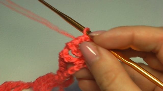 Ажурный узор паутинка "Зигзаг" смотреть онлайн