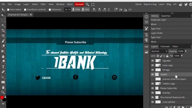 Edit Photoshop online By Photopea | Hint смотреть онлайн