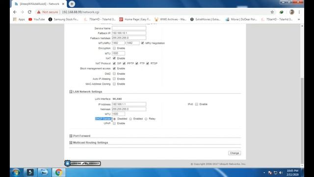 Ubiquiti EdgeMax EdgeRouter X pppoe local network server setup смотреть онлайн