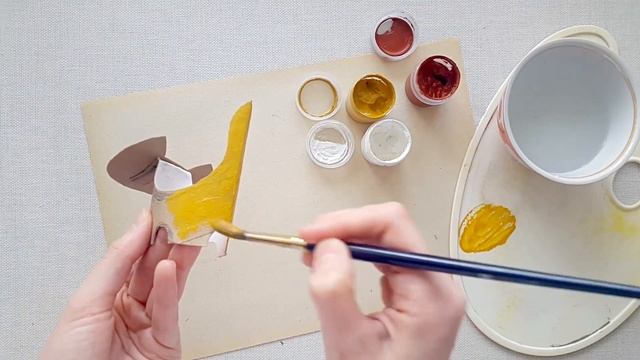Поделка из втулки Котенок | Поделки для детей | Kitten Craft from toilet roll смотреть онлайн