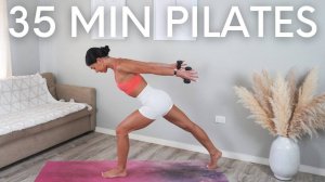 Move with Nicole - 35 MIN FULL BODY WORKOUT _ At-Home Pilates With Weights