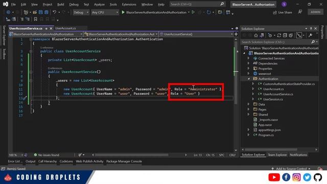 Blazor Server Custom Authentication [Blazor Tutorial C# - Part 11] смотреть онлайн