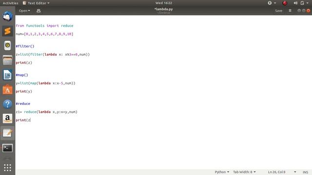 lambda, map and filter in Python in Tamil -2 смотреть онлайн