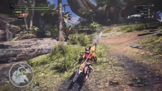 Monster Hunter World Beta Great Jagras Vs Insect Glaive смотреть онлайн