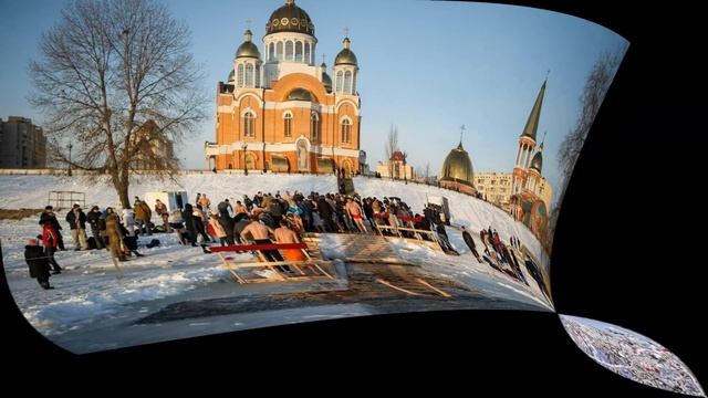 Красивое поздравление с Крещением Господним! смотреть онлайн