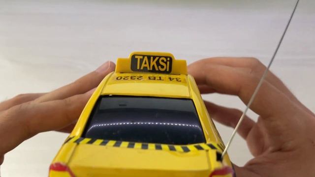 TOY TAXI FROM THE TABLE (Diecast car, toy car) смотреть онлайн