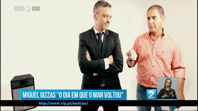 Miguel Gizzas no Jornal 2 (RTP2) смотреть онлайн