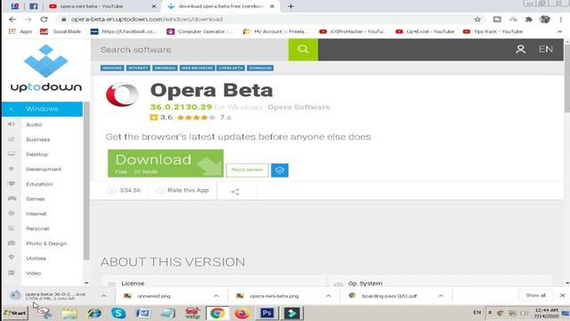 How to Download & Install Opera Mini Beta in PC Bangla смотреть онлайн