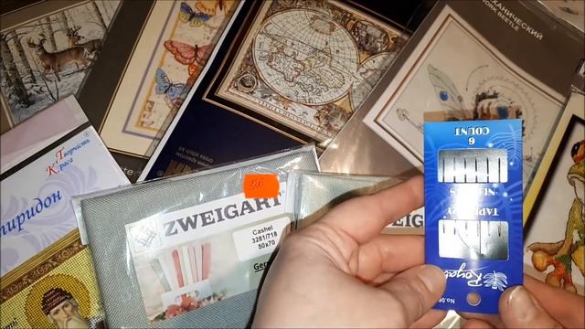 154 Вышивальные покупки с сентября по декабрь 2020 года смотреть онлайн