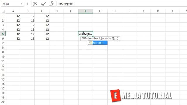 Microsoft Excel Visual Basic for Aplications VBA Tutorial 09 Using a Named Range with the Range смотреть онлайн