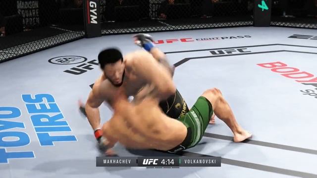 Islam Makhachev Vs Alexander Volkanovski 2 Full Fight - UFC 4 Simulation